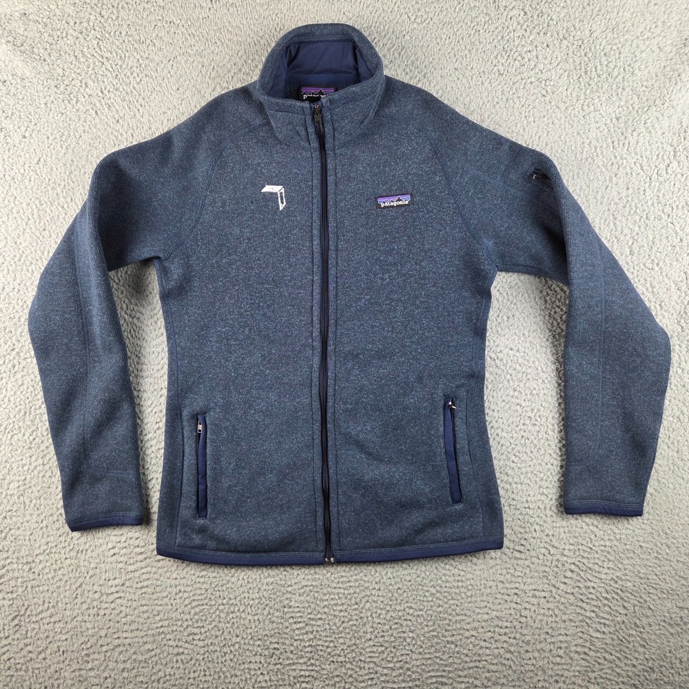 Patagonia Better Sweater Womens Medium Blue Fleece Full Zip Jacket Outdoor